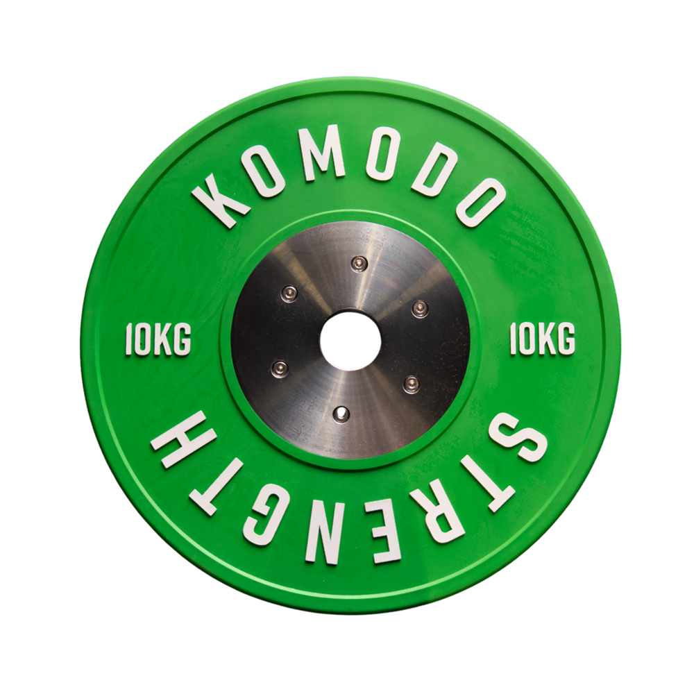 Competition Bumper Plate (single) with Bolts V4