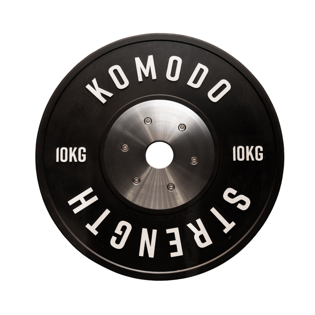 Competition Black Bumper Plate (single) with Bolts V3