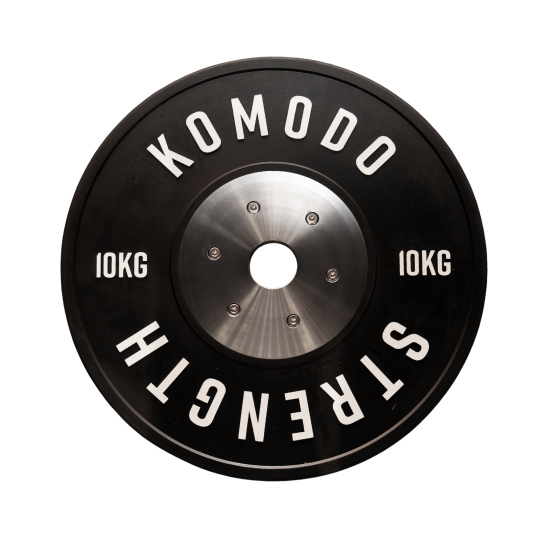 Competition Black Bumper Plate (single) with Bolts V3