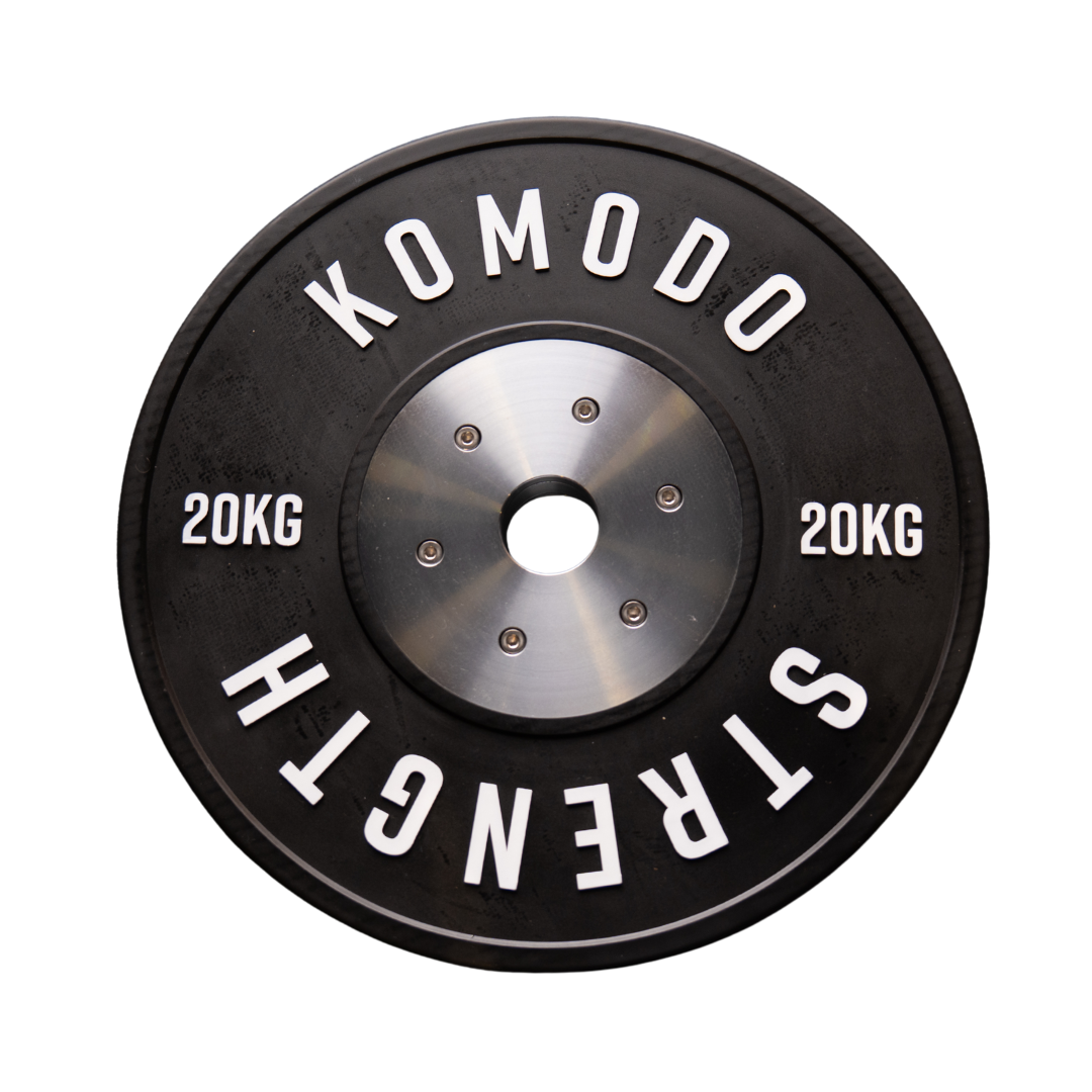 Competition Black Bumper Plate (single) with Bolts V3