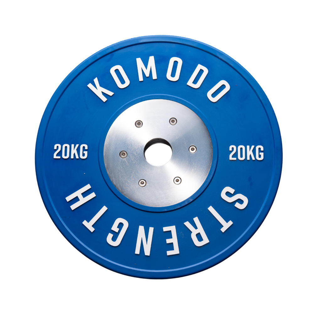 Competition Bumper Plates (single) with Bolts V4