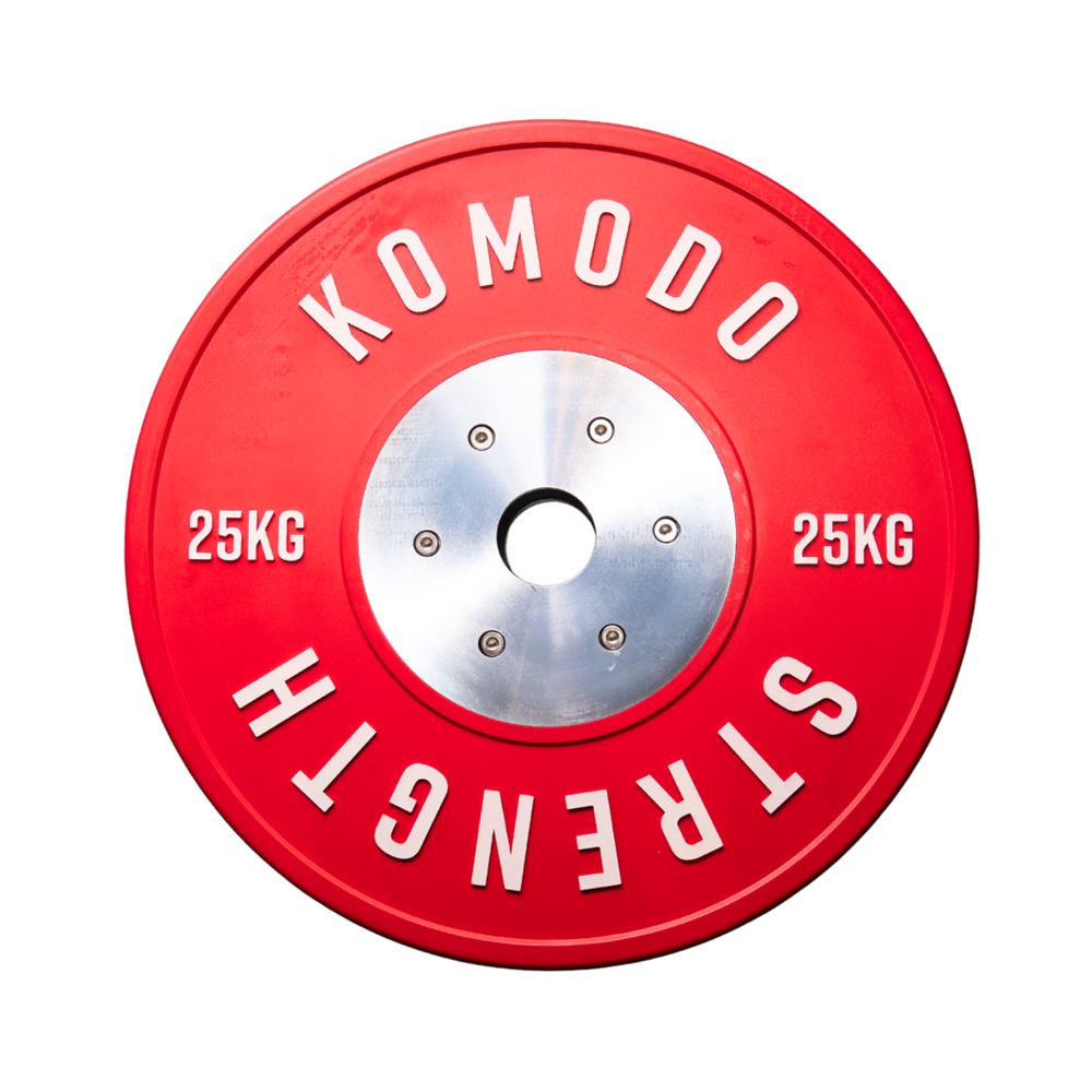 Competition Bumper Plates (single) with Bolts V4