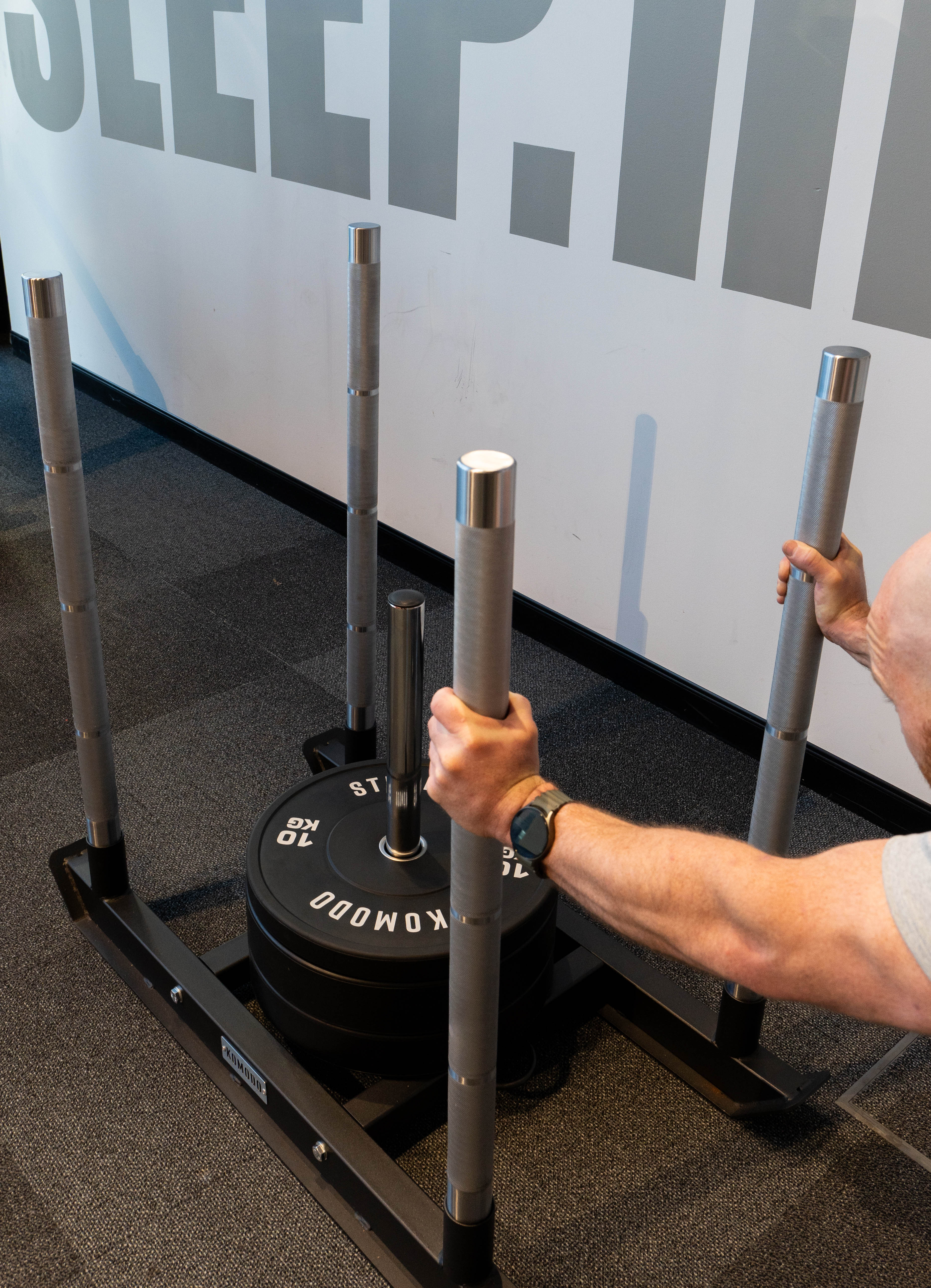 Power Sled with 4 Poles