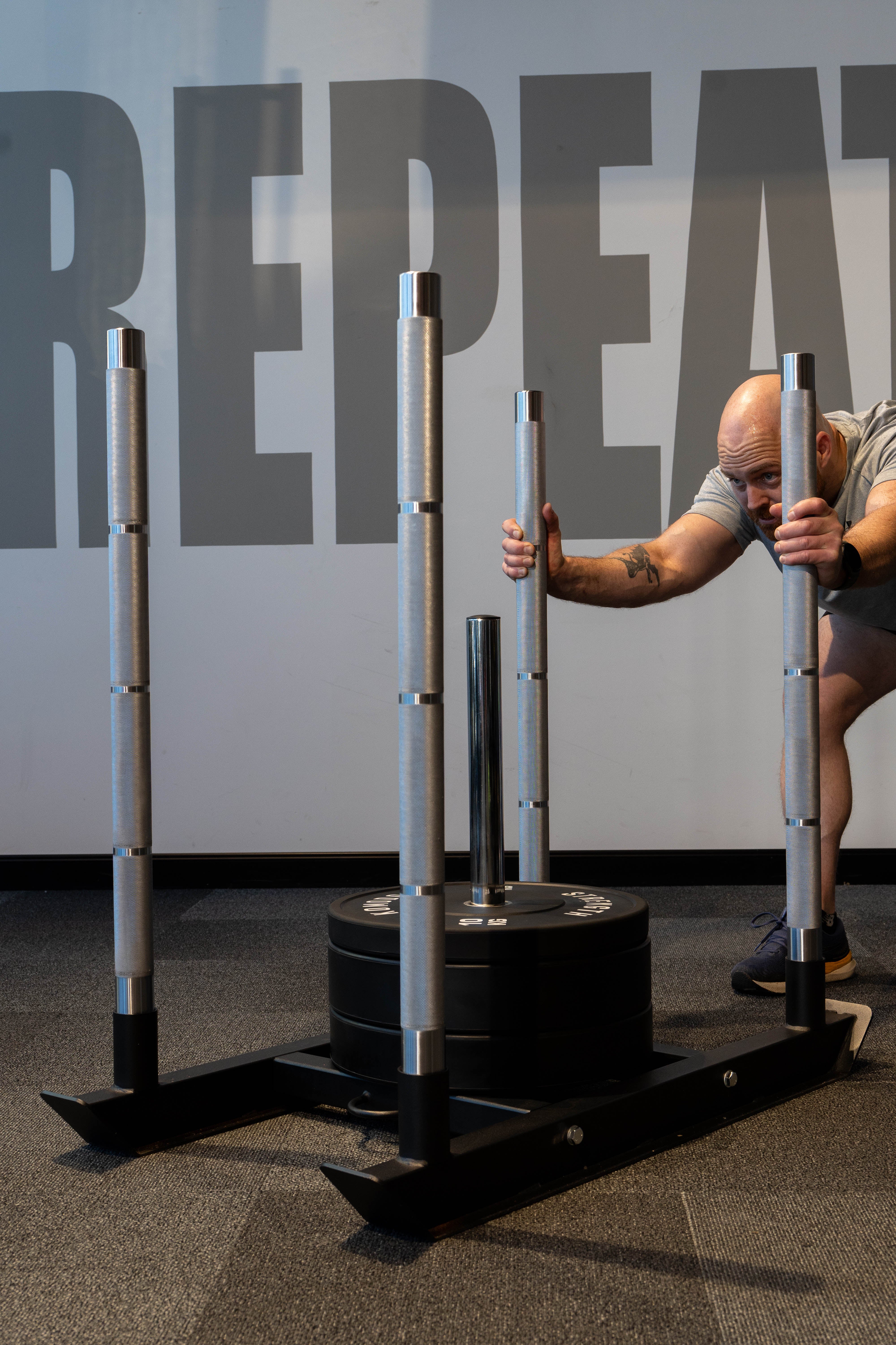 Power Sled with 4 Poles