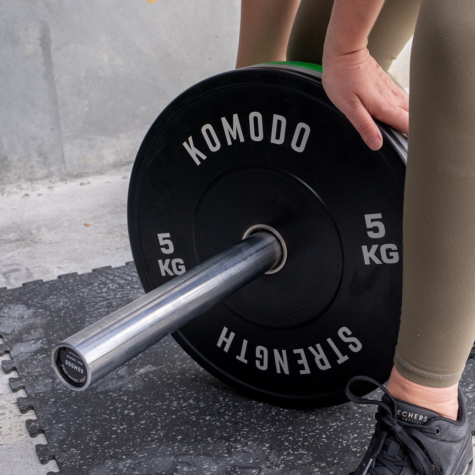 Black Rubber Bumper Plate V2 (single)