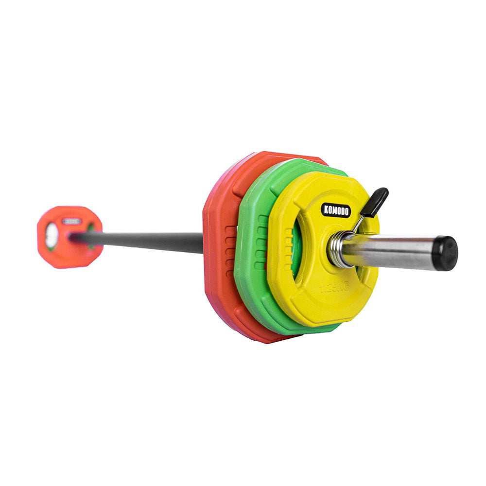 Barbell Set Body Pump 20 Kg 20kg Pump Set With Spring Collars