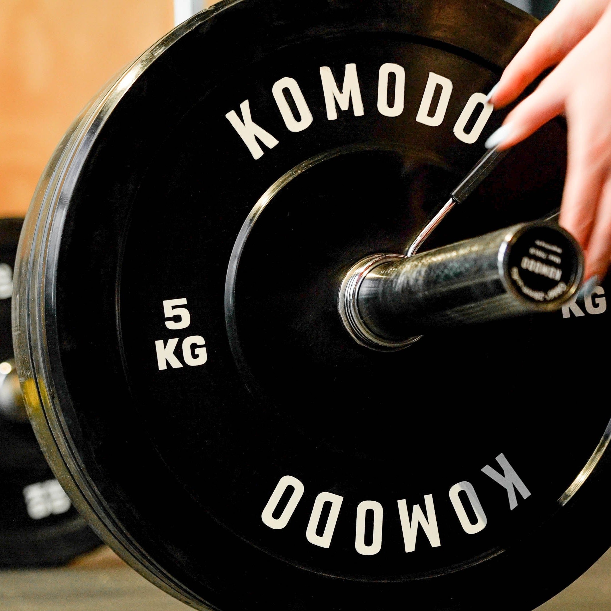 Black Rubber Bumper Plate 5kg