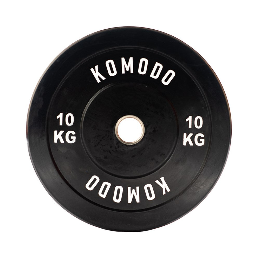 Black Rubber Bumper Plate 10kg