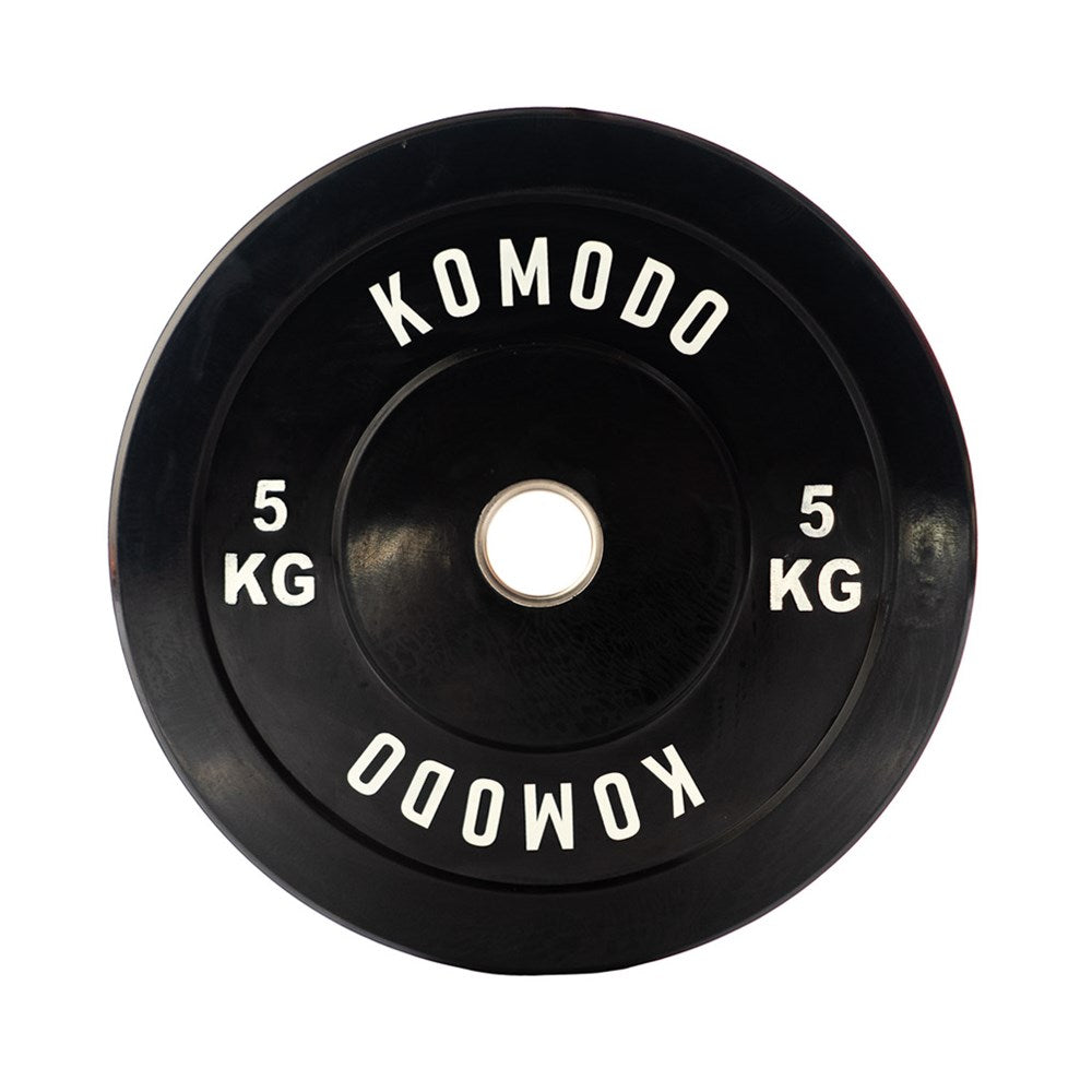 Black Rubber Bumper Plate 5kg