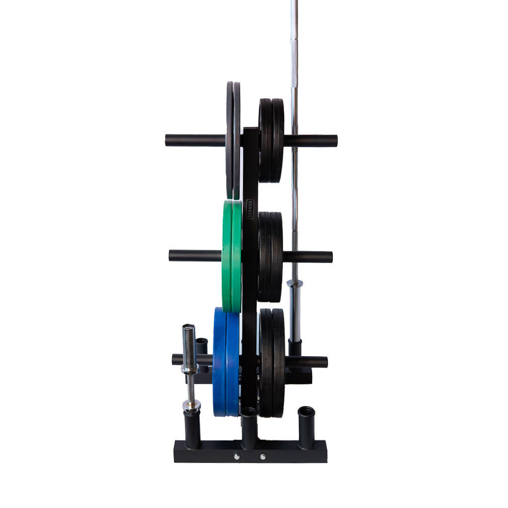 Olympic Bar and Weight Plate Rack